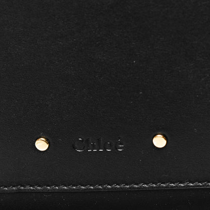 Chloe Shiny Calfskin Medium Annie Shoulder Bag Black 17 of 18