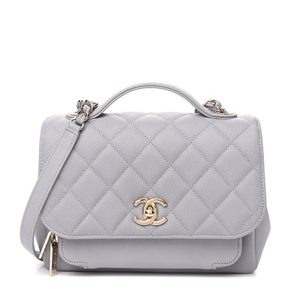 Chanel Caviar Quilted Medium Business Affinity Flap Grey 1 of 8