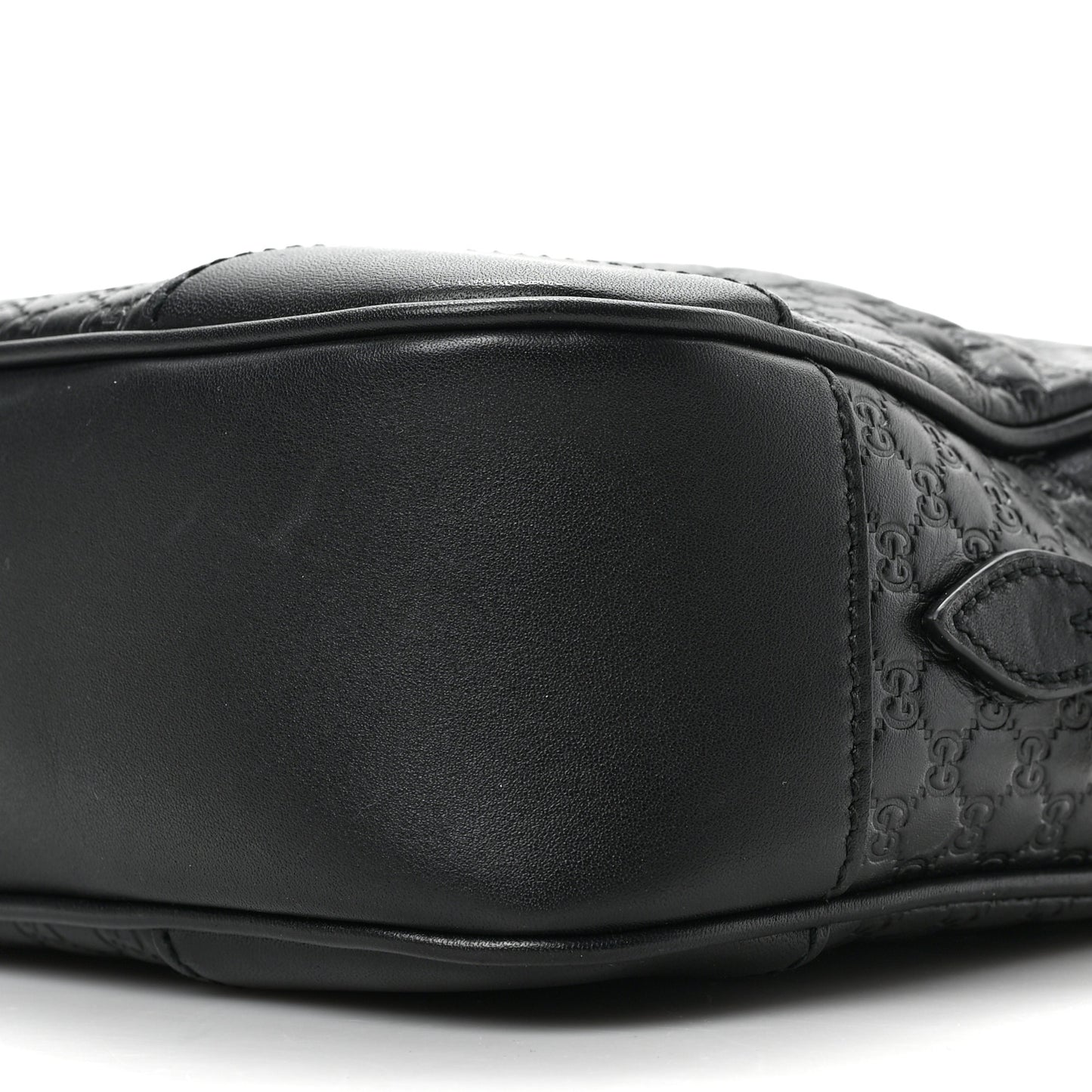Microguccissima Mini Bree Messenger Bag Black
