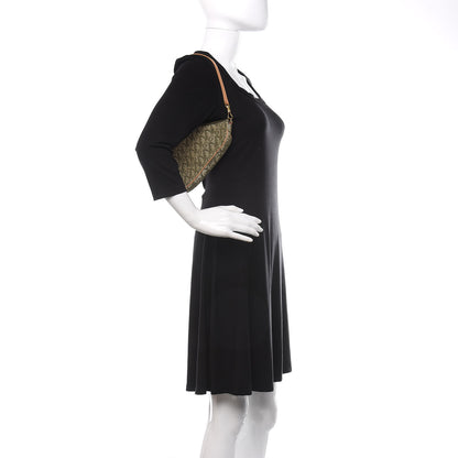 Christian Dior Monogram Mini Saddle Pochette Green 2 of 10