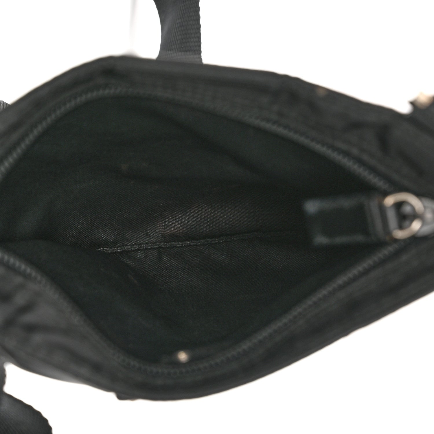Prada Tessuto Nylon Messenger Bag Black 4 of 9