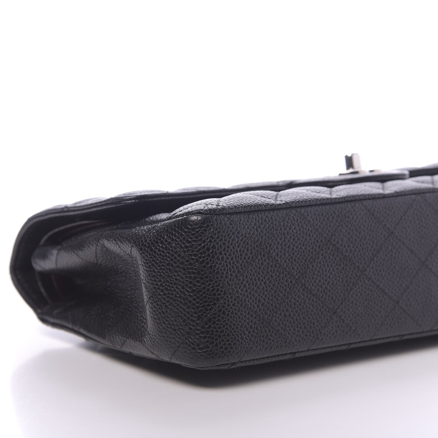 Chanel Caviar Quilted Medium Double Flap Black 8 of 10