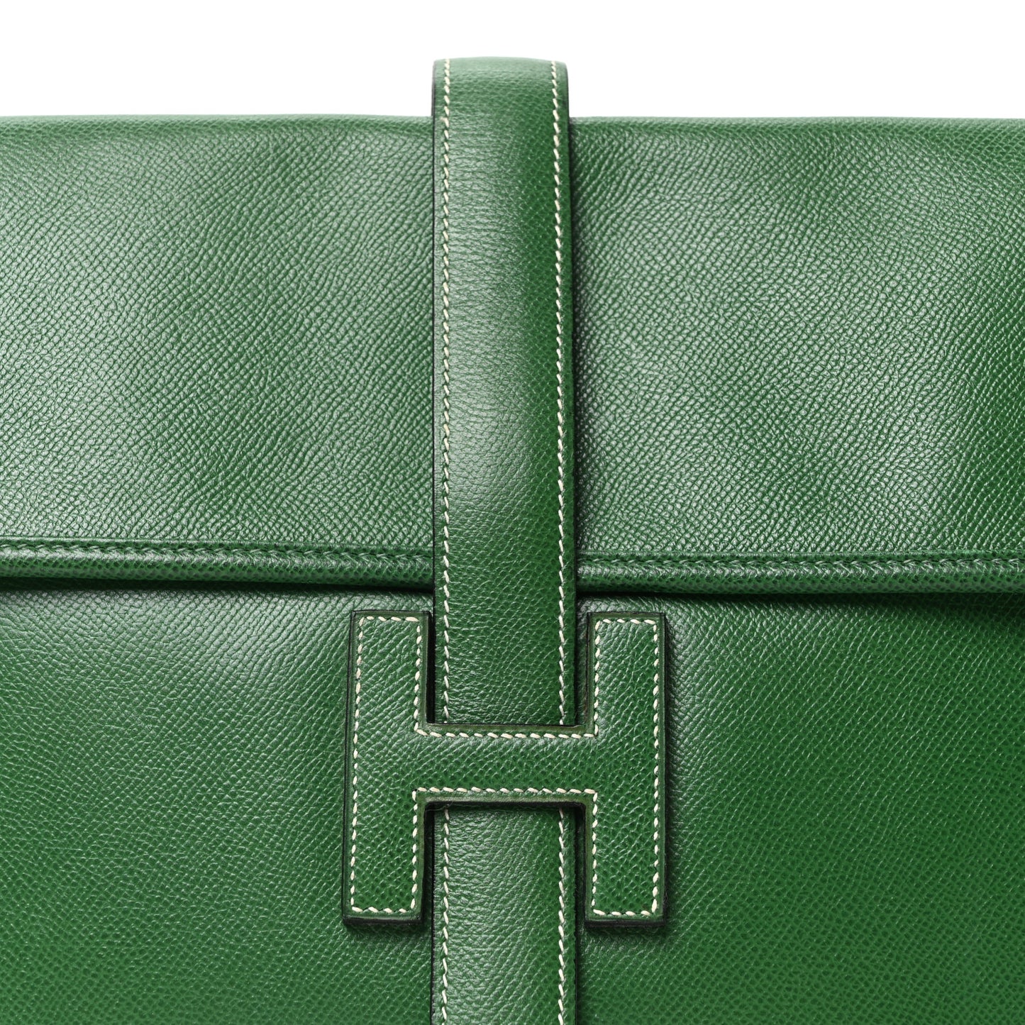 Courchevel Jige GM Clutch Vert Bengale