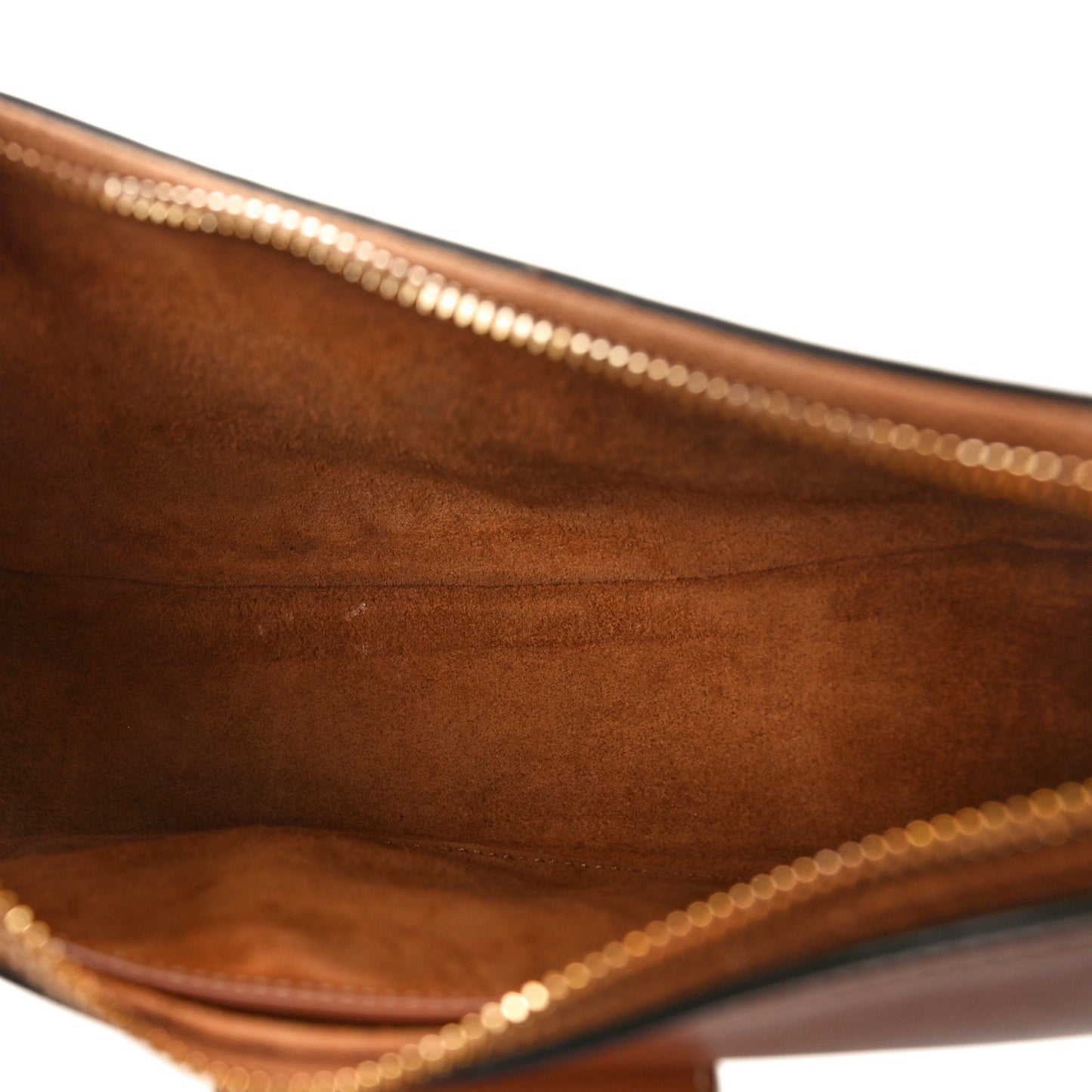 Smooth Calfskin Medium Strap Ava Triomphe Shoulder Bag Tan