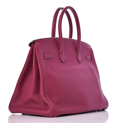 Hermes Taurillon Clemence Birkin 35 Tosca 3 of 36