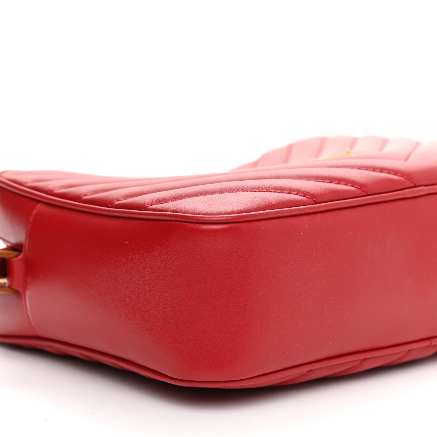 Saint Laurent Calfskin Matelasse Monogram Lou Camera Bag Rouge Eros 9 of 11
