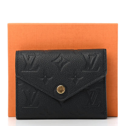 Louis Vuitton Empreinte Victorine Wallet Black 8 of 8
