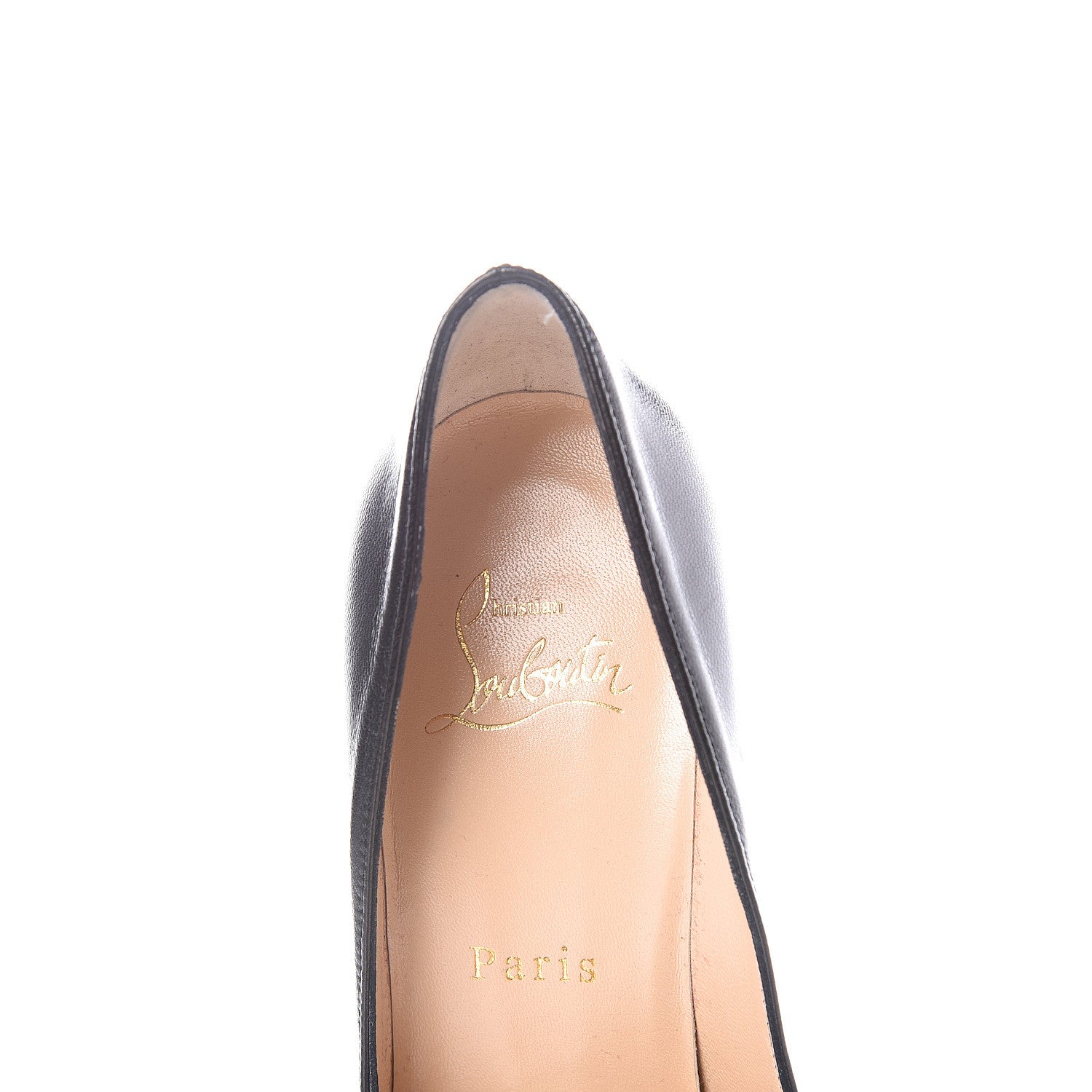Christian Louboutin Shiny Nappa Pigalle Follies 100 Pumps 36.5 Black 8 of 9