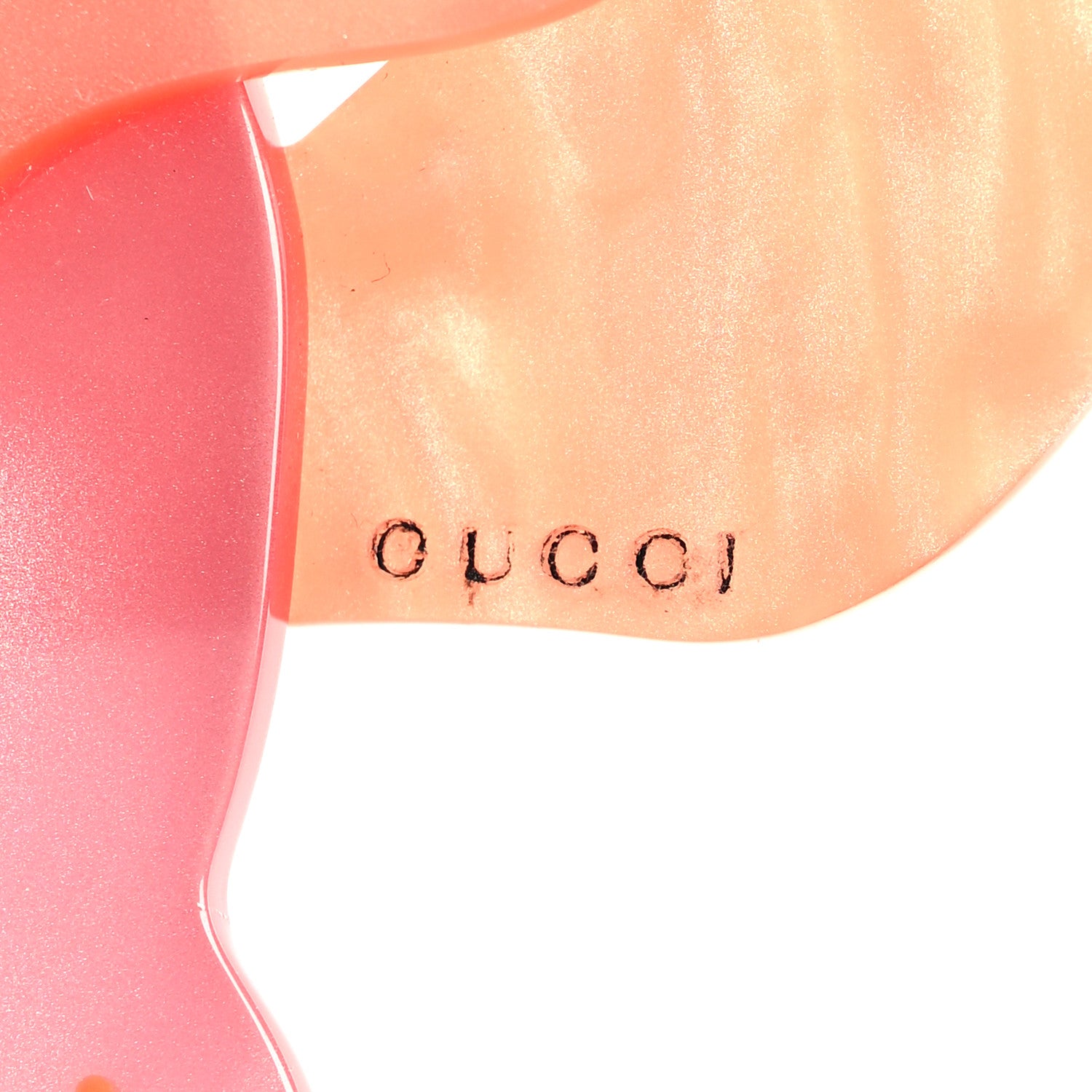 Gucci Resin Flying Pig Brooch Pink 3 of 4