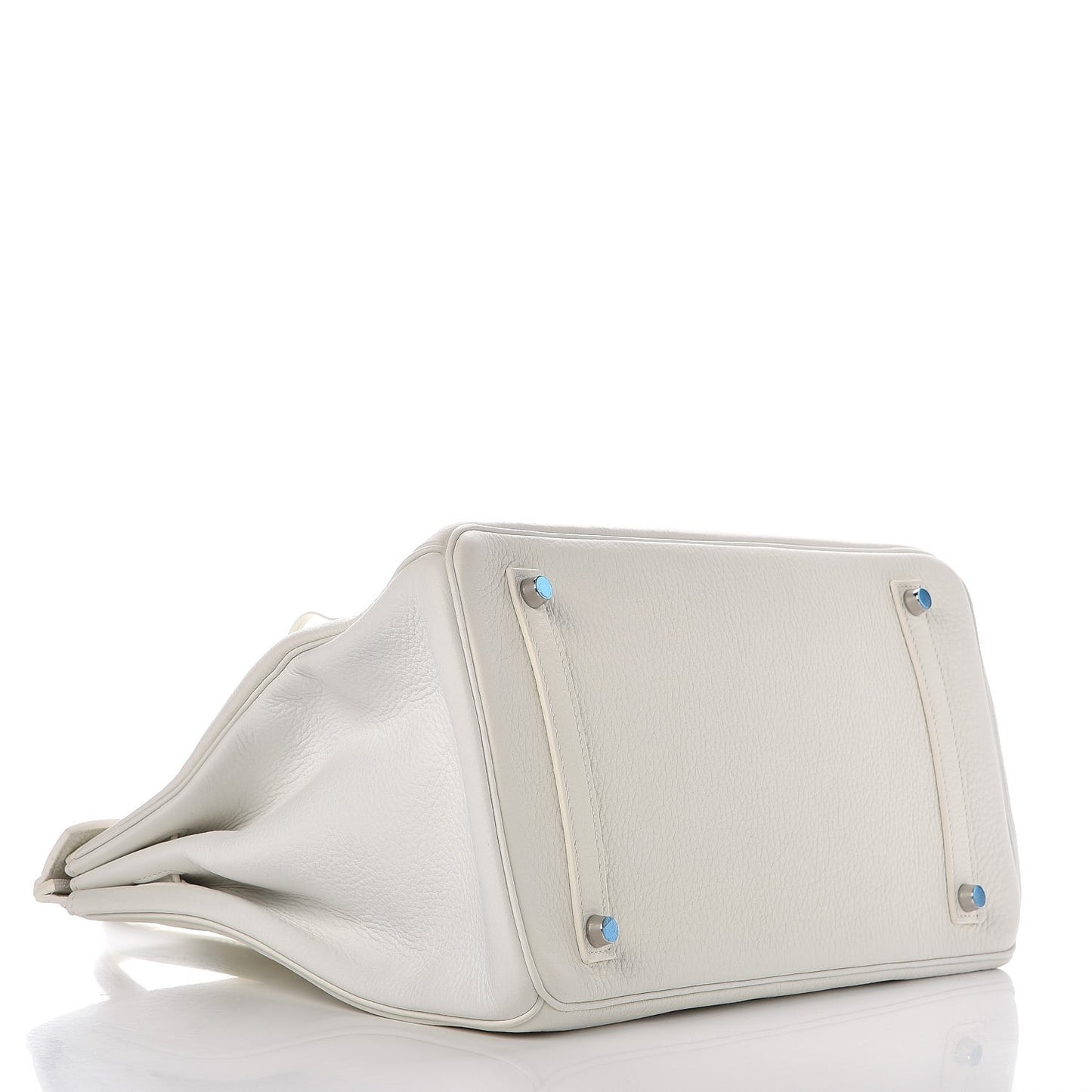 Taurillon Clemence Birkin 35 White
