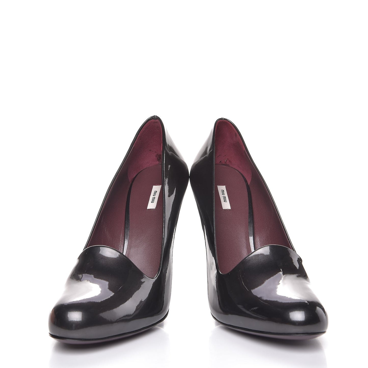 Vernice Mordore Pumps 38 Piombo