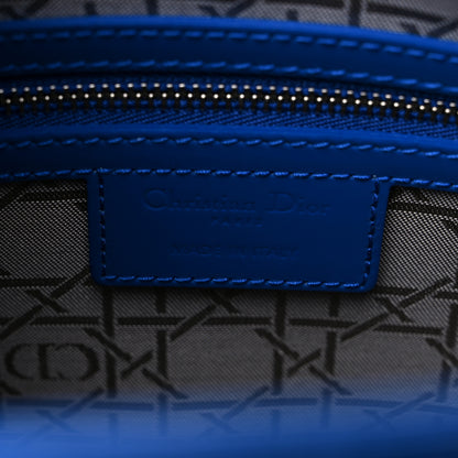 Christian Dior Patent Cannage Large Lady Dior Blue 6 of 9