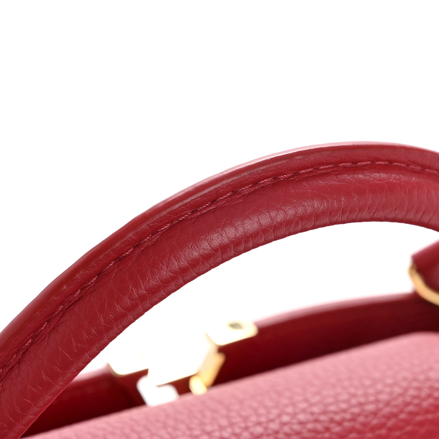 Louis Vuitton Taurillon Capucines BB Scarlet Red 11 of 12