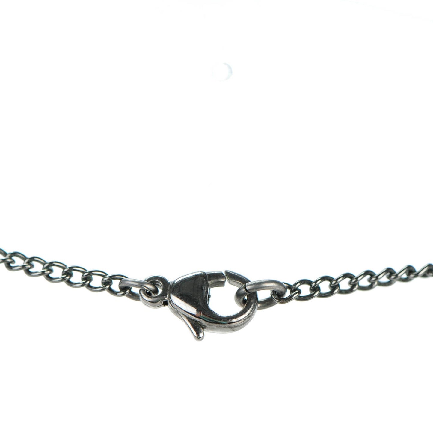 Ruthenium Spiked CC Necklace