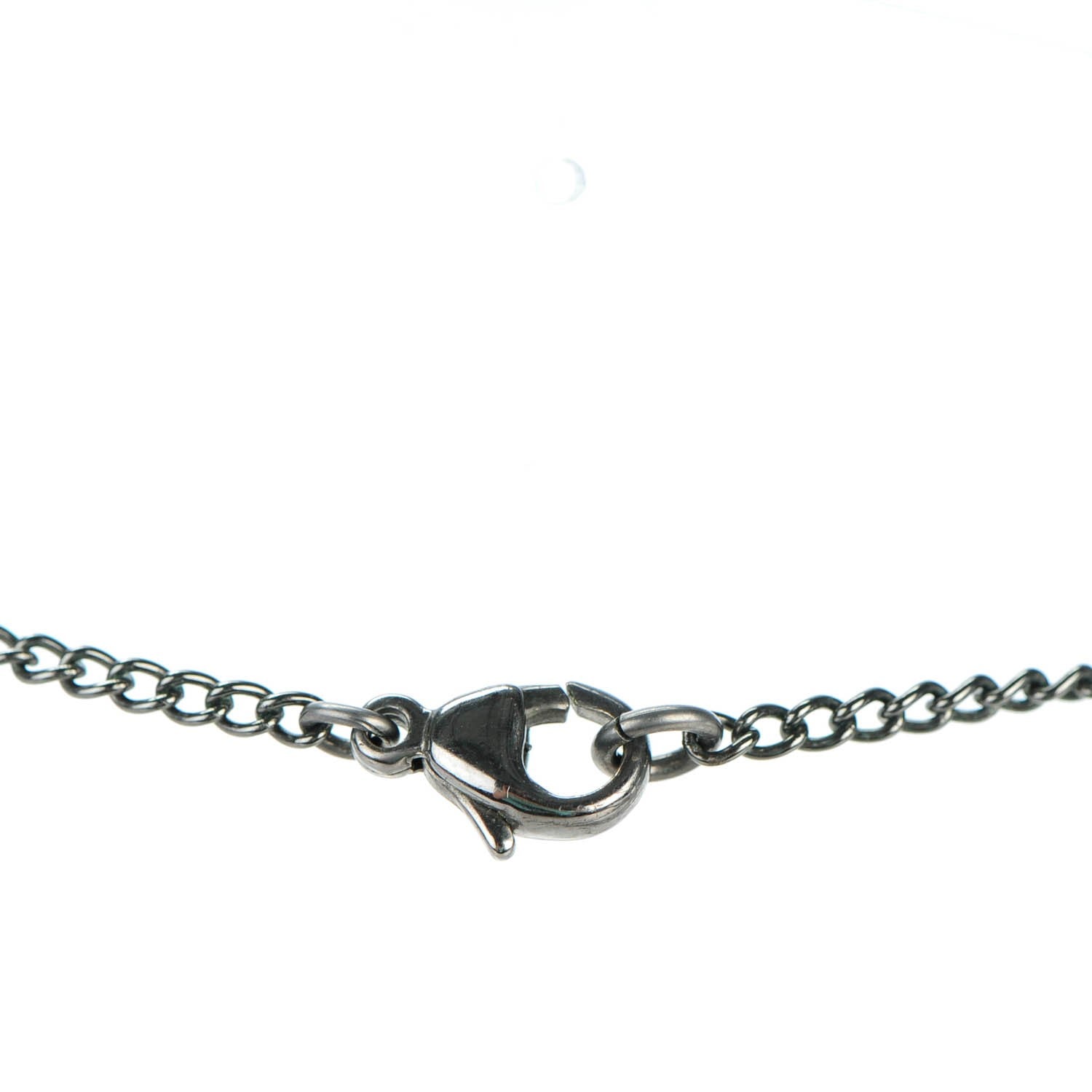 Chanel Ruthenium Spiked CC Necklace 4 of 5
