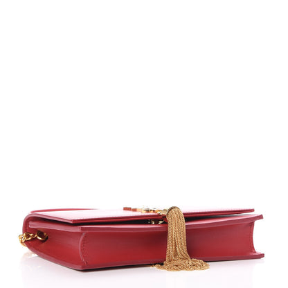 Saint Laurent Smooth Calfskin Classic Monogram Kate Tassel Chain Wallet New Lipstick 4 of 8