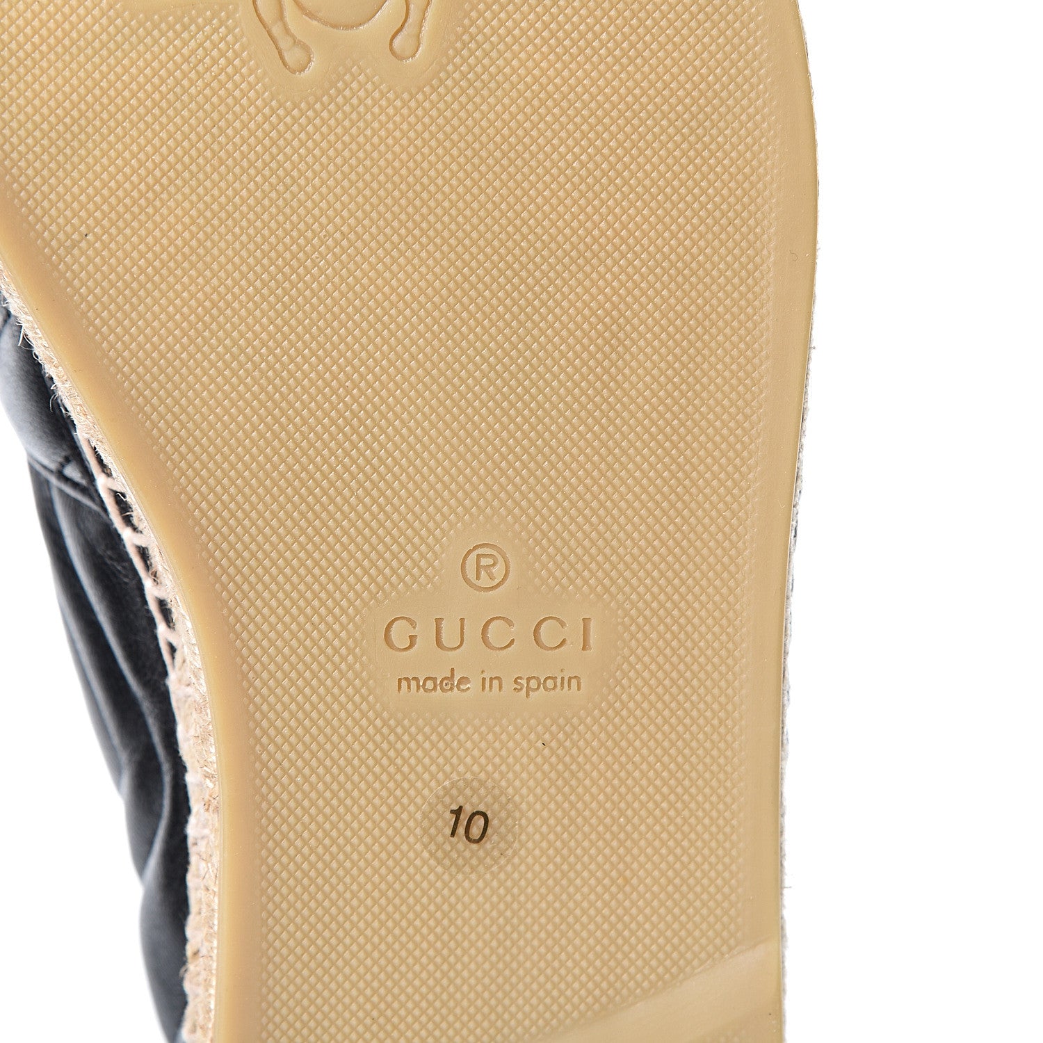 Gucci Nappa Matelasse Mens GG Marmont Espadrilles 10 Black 9 of 13