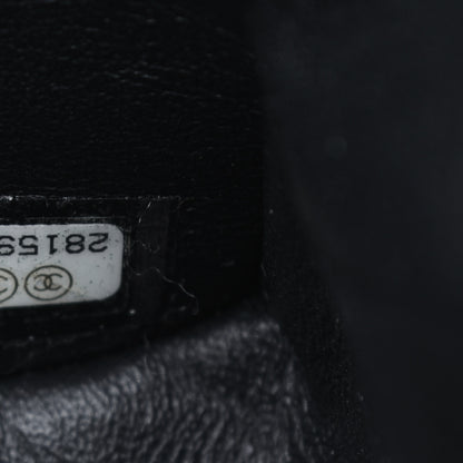 Chanel Calfskin Crocodile Embossed Graffiti 2.55 Mini Cocodile Reissue Flap Black Gold 9 of 21