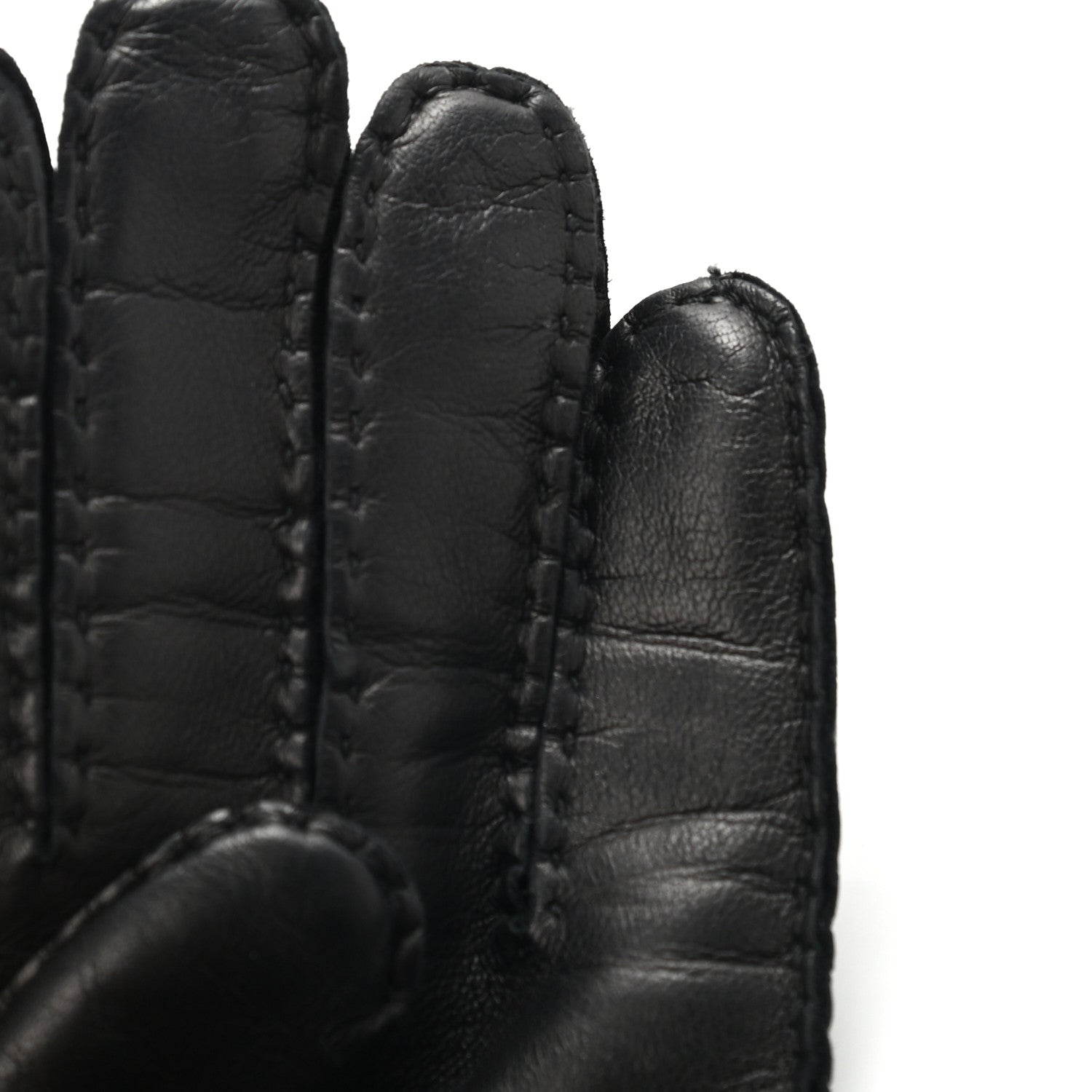 Gucci Lambskin GG Gloves 8 L Black 4 of 10