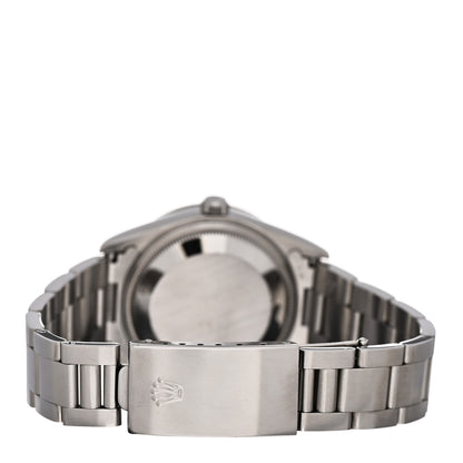 Rolex Stainless Steel 34mm Oyster Perpetual Date Watch Silver 15210 3 of 4