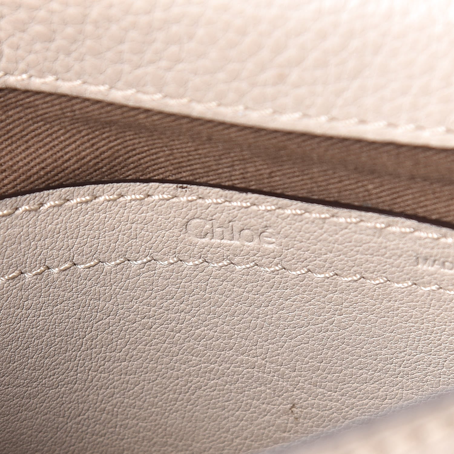Chloe Calfskin Mini Marcie Round Crossbody Bag Dove 6 of 14