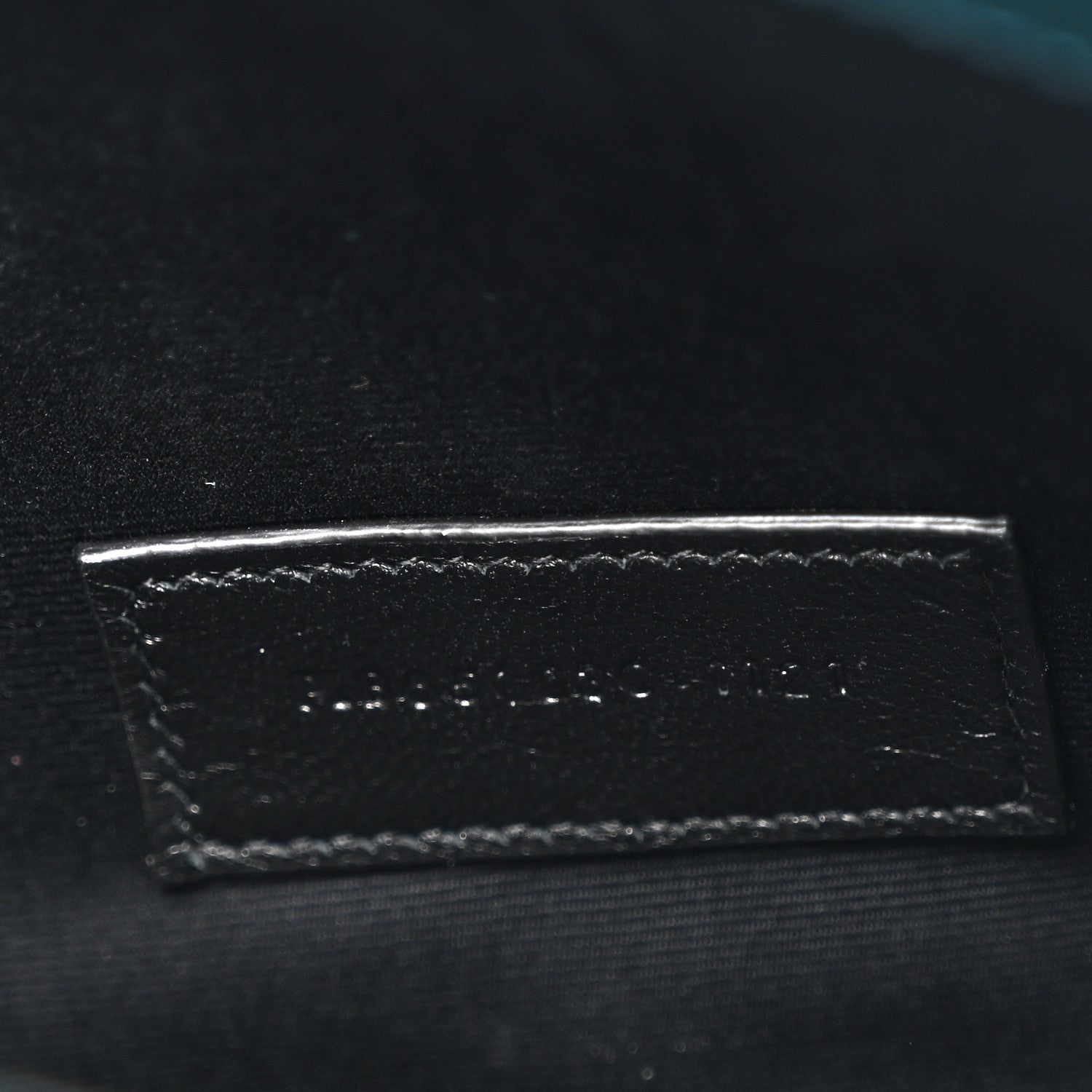 Saint Laurent Grain De Poudre Textured Mixed Matelasse Triquilt Monogram Clutch Sea Turquois 7 of 8