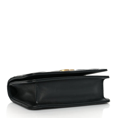 Gucci Calfskin Matelasse GG Marmont Mini Bag Black 4 of 10