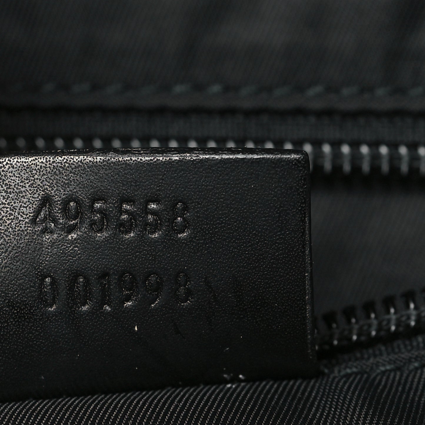 Techno Canvas Appia Calfskin Web Tote Backpack Black