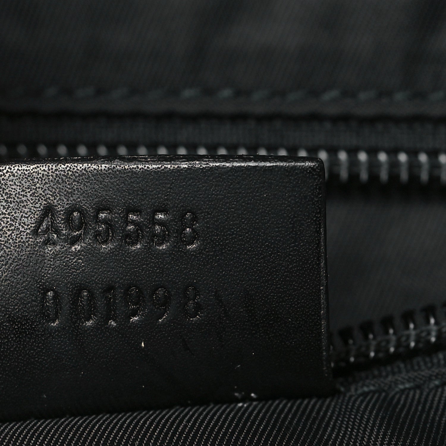Gucci Techno Canvas Appia Calfskin Web Tote Backpack Black 7 of 10