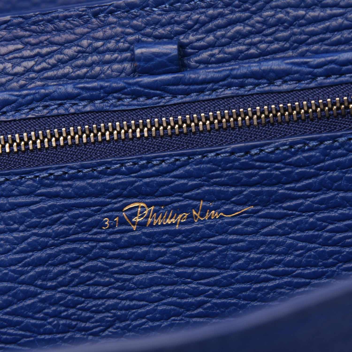 3.1 Phillip Lim 3.1 Medium Pashli Satchel Cobalt Blue 7 of 8