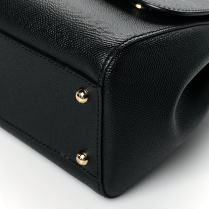 Dolce & Gabbana Dauphine Medium Miss Sicily Satchel Black 10 of 10