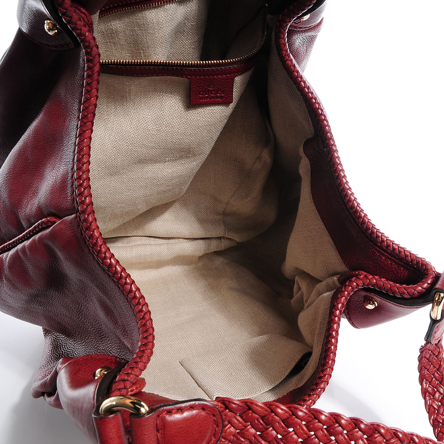 Gucci Leather Marrakech Shoulder Bag Red 5 of 8