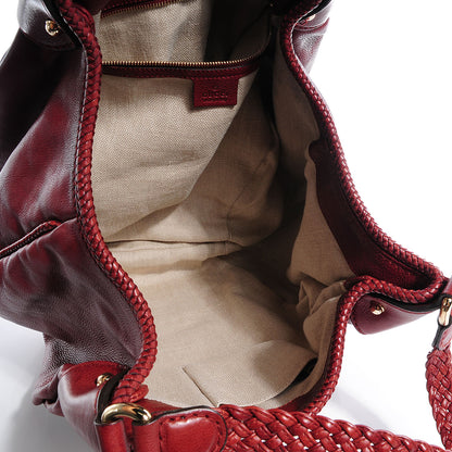 Gucci Leather Marrakech Shoulder Bag Red 5 of 8