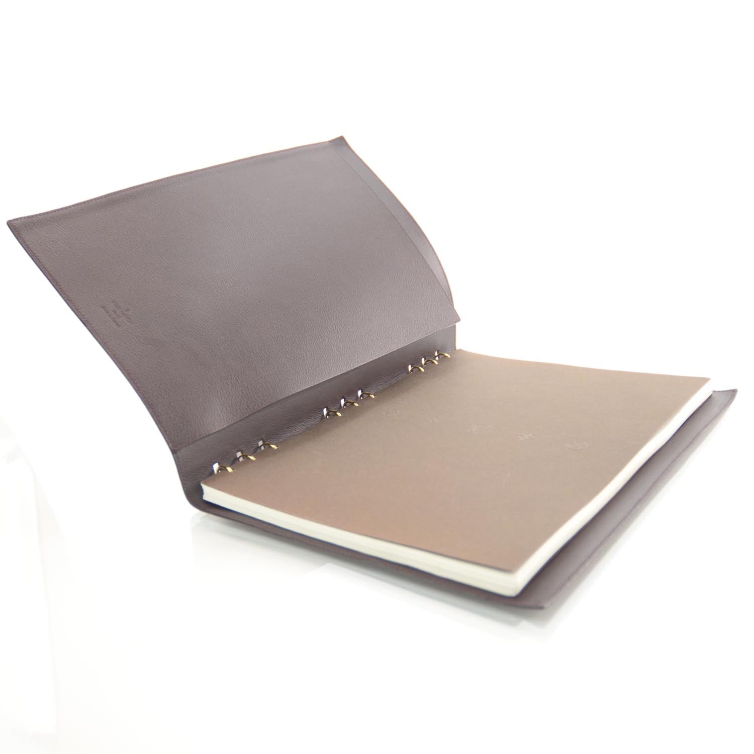 Louis Vuitton Leather Dedalus Agenda Cover Acajou 6 of 8