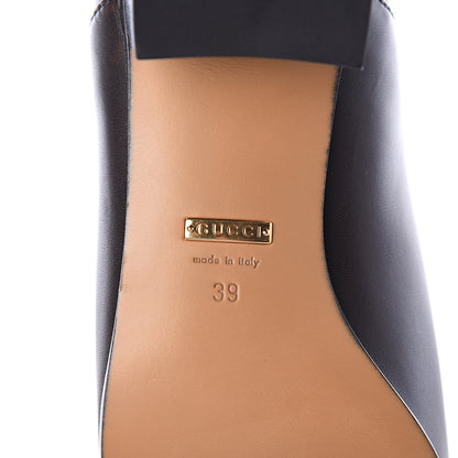 Gucci Calfskin Web Karen Ankle Boots 39 Brown 6 of 6