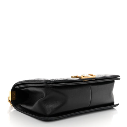 Chanel Lambskin Quilted Medium Boy Flap Black 4 of 9