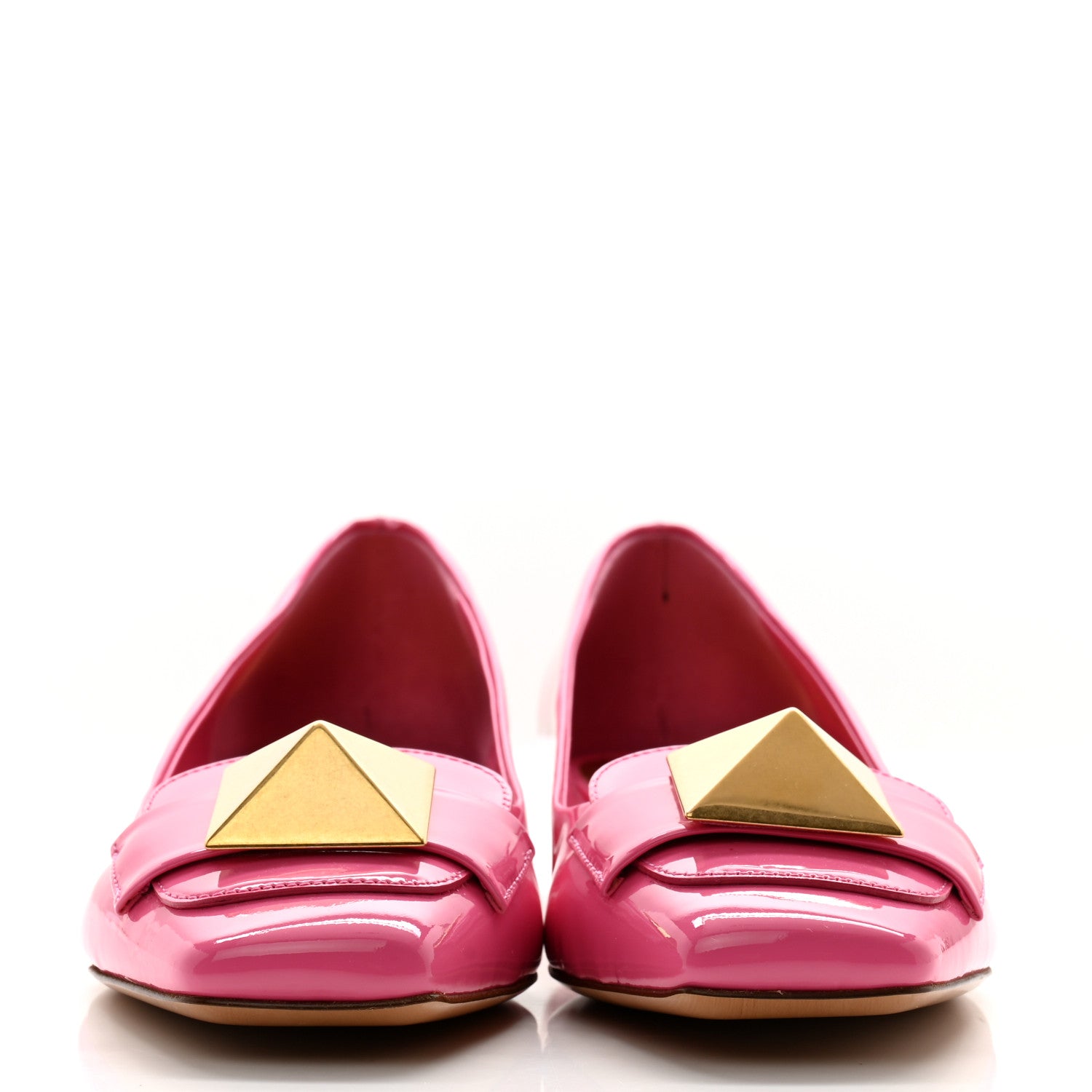 Valentino Garavani Patent One Stud Ballerina 20mm Flats 40 Feminine Pink 2 of 12