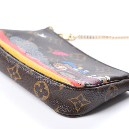 Louis Vuitton Damier Ebene 2015 Christmas Animation Mini Pochette Accessories 8 of 8