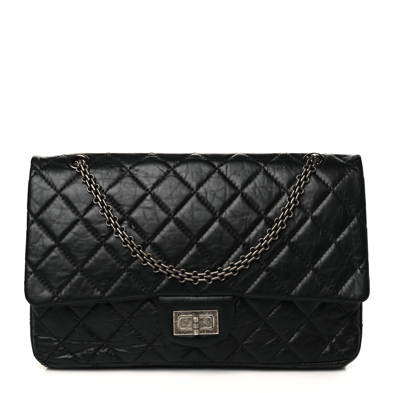 Chanel Aged Calfskin Quilted 2.55 Reissue 227 Flap Black 1 of 10