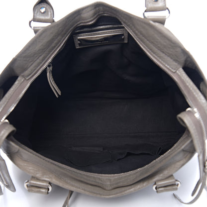 Balenciaga Agneau Classic Silver Hardware City Beige Liege 4 of 9