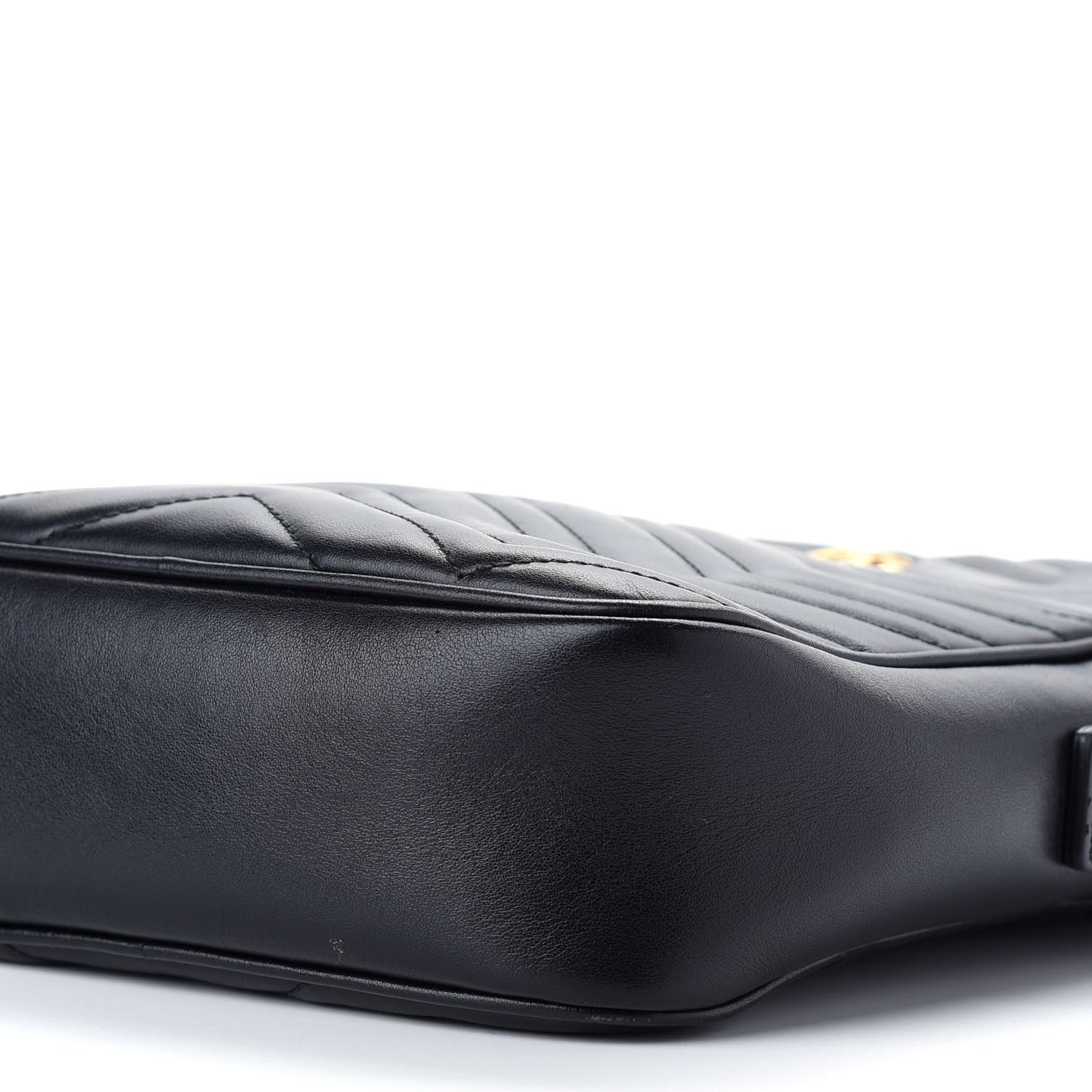 Calfskin Matelasse GG Marmont Travel Bag Black