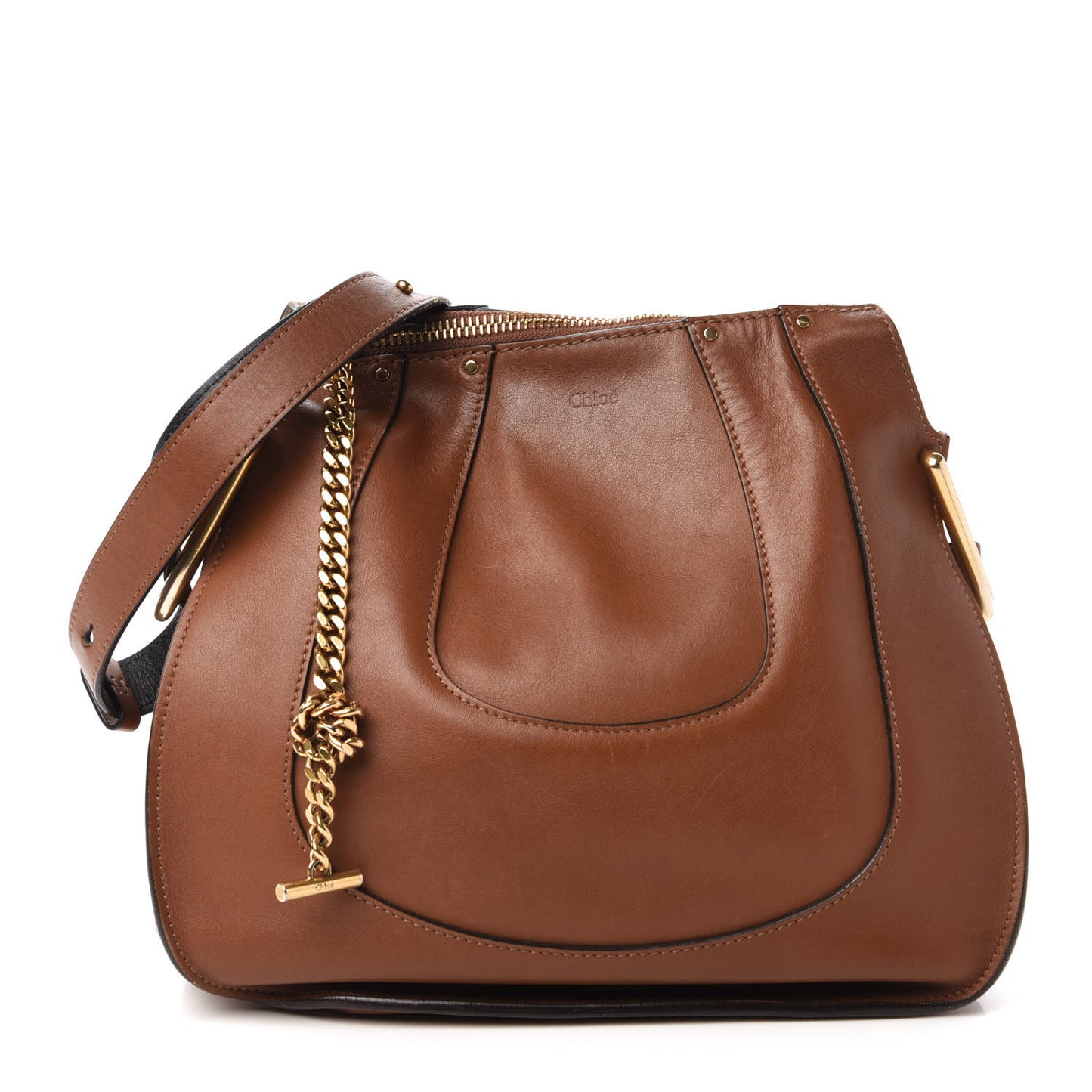 Calfskin Small Hayley Hobo Tan