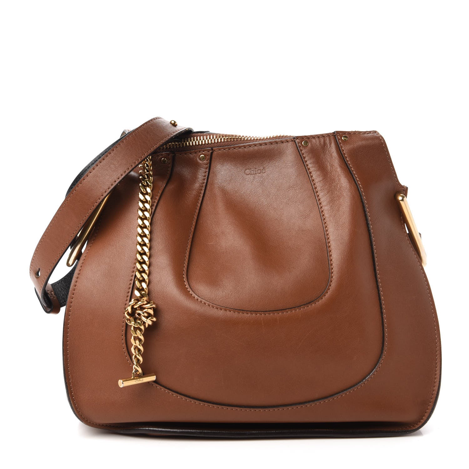 Chloe Calfskin Small Hayley Hobo Tan 1 of 9