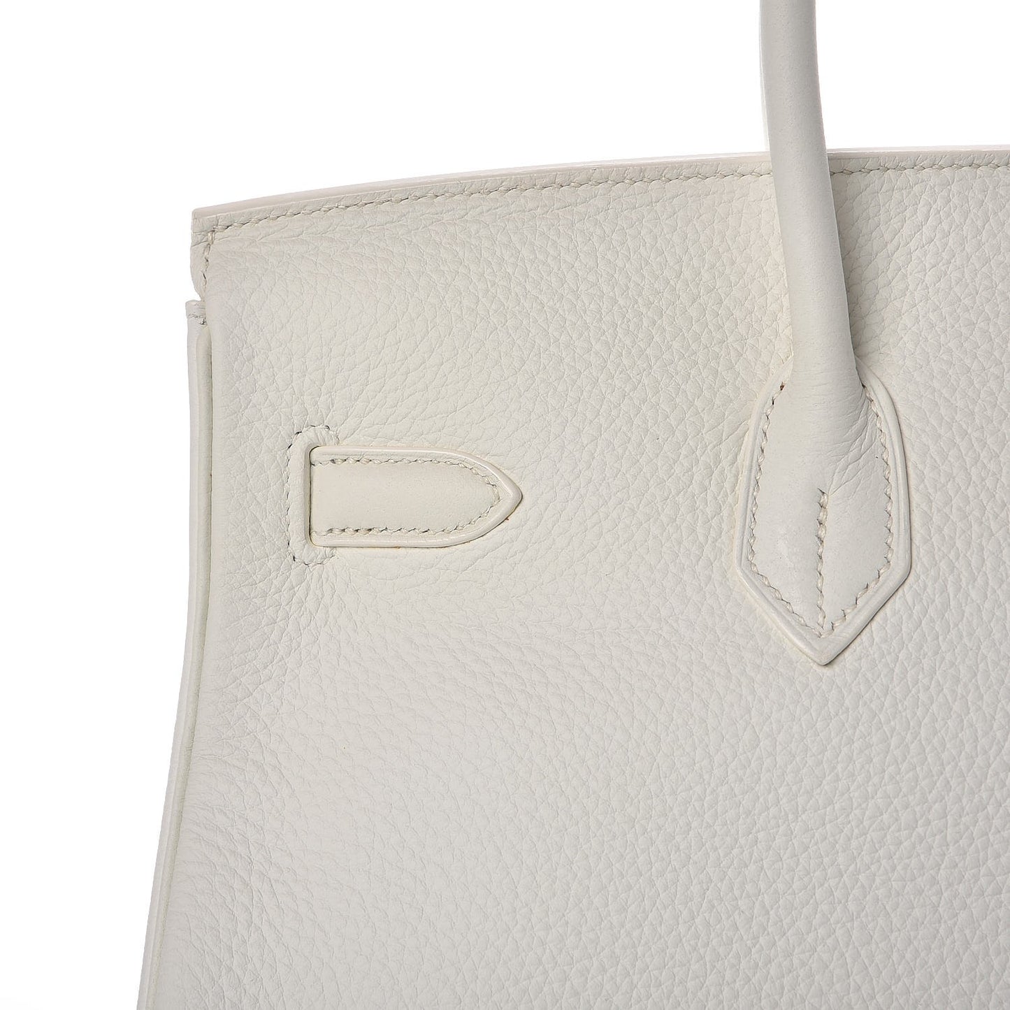 Taurillon Clemence Birkin 35 White