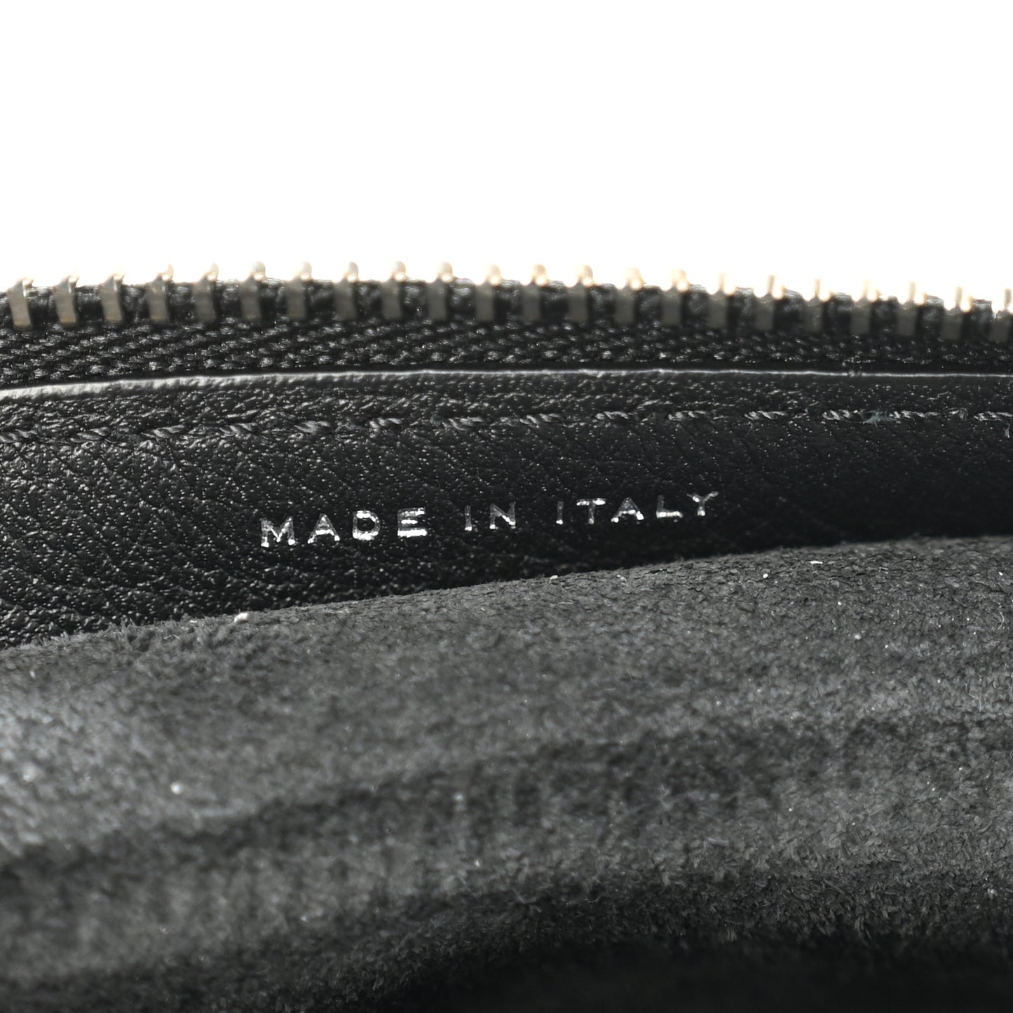 Grained Calfskin Small Slouchy Banana Bag Black