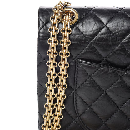 Chanel Aged Calfskin Quilted 2.55 Reissue 225 Flap Black 15 of 16
