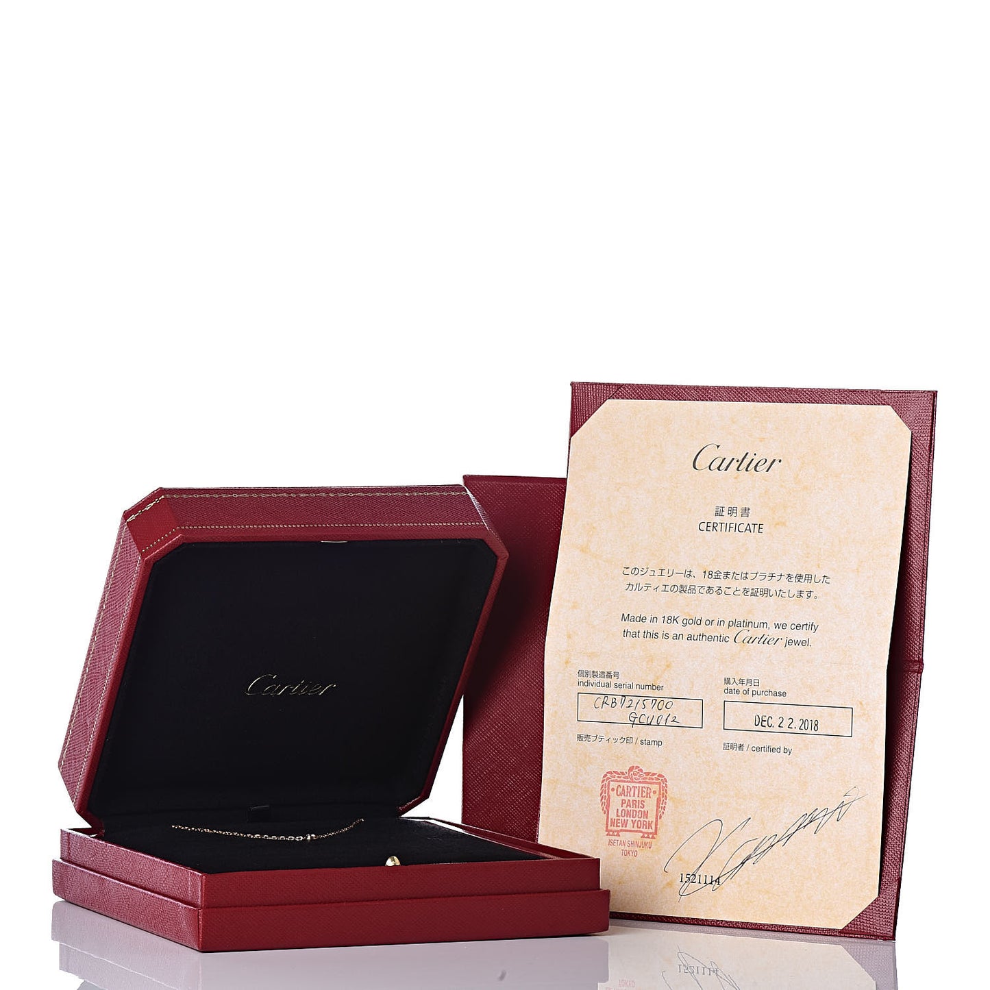 18K Pink Gold Diamond SM D'Amour Pendant Necklace
