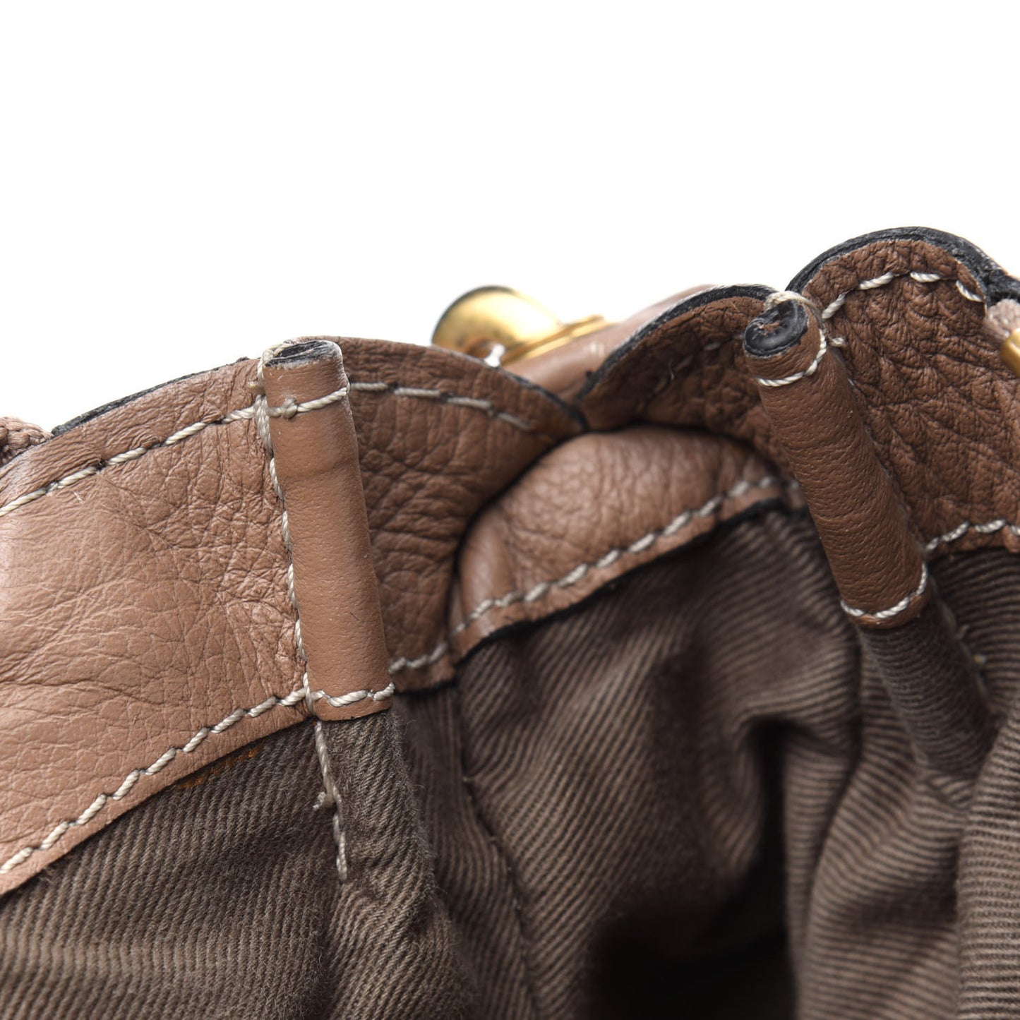 Calfskin Medium Marcie Satchel Nut