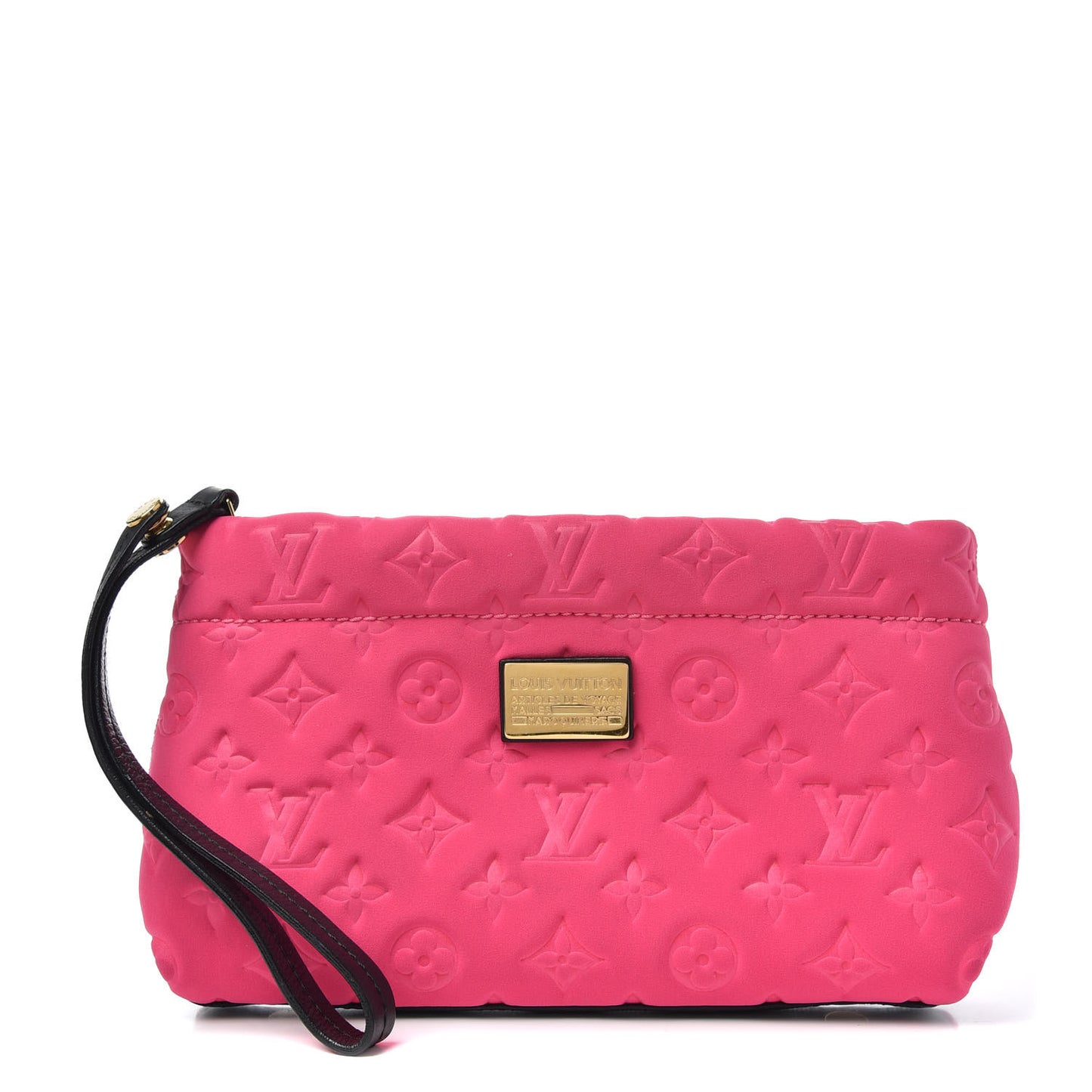 Monogram Scuba Clutch Pochette Fuchsia