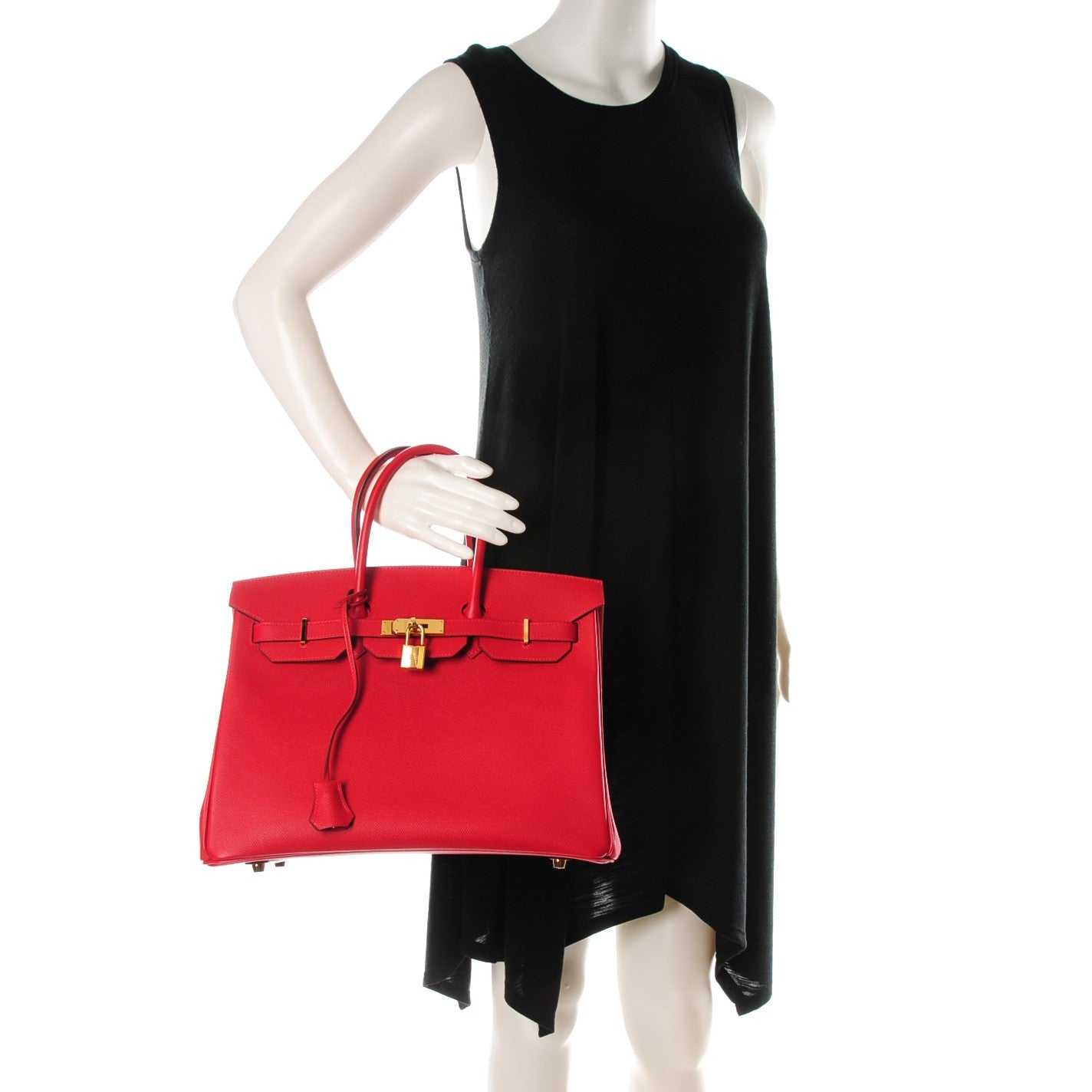 Hermes Epsom Birkin 35 Rouge Casaque 12 of 26
